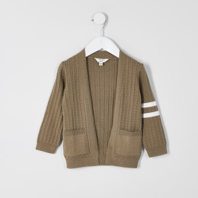 boys beige cardigan