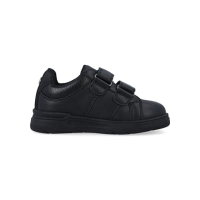 Boys black store velcro trainers