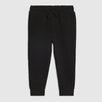 Mini Boys Black Joggers