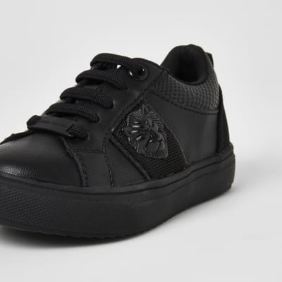 river island boys black shoes
