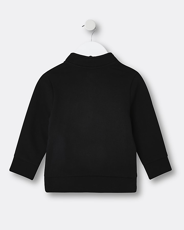 Mini boys black 'Mini Prince' sweatshirt
