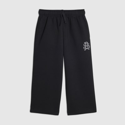 Mini Boys Black RI Wide Leg Joggers