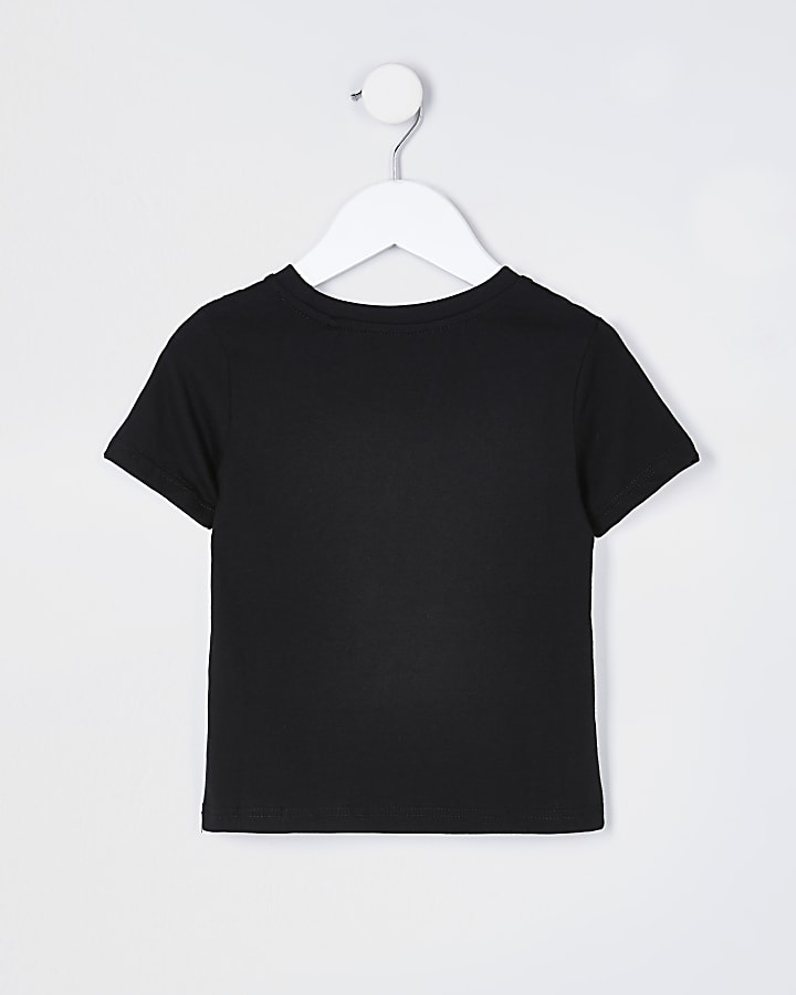 Mini boys black RIR t-shirt