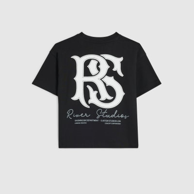 Mini Boys Black River Studios T-Shirt