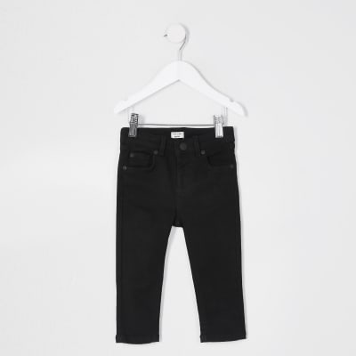 boys black slim fit jeans