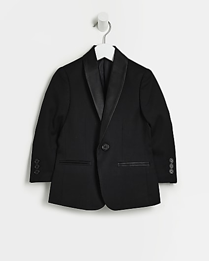 Mini Boys Black Tuxedo suit jacket