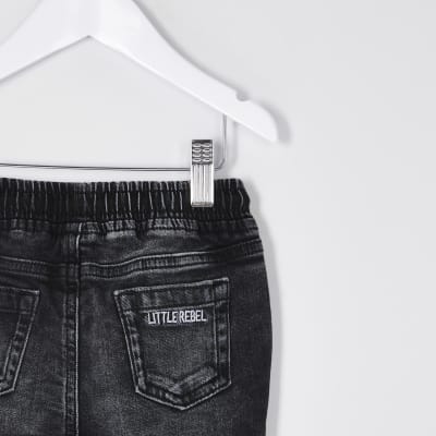 boys black jogger jeans