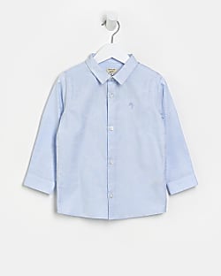 Mini boys Blue Maison Riviera Shirt