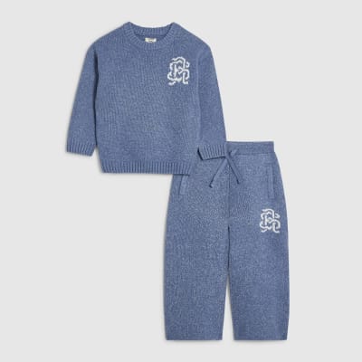 Mini Boys Blue RI Jumper Set