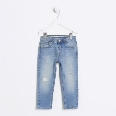 Mini boys stone utility tapered jeans