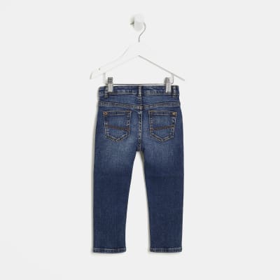 Mini boys blue skinny jeans