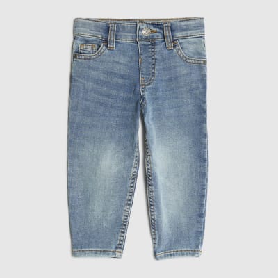 Mini Boys Blue Stretch Slim Fit Jeans