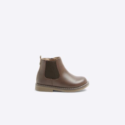Mini Boys Brown Chelsea Boot River Island