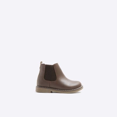 boys brown chelsea boots