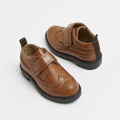 River island boys tan 2024 shoes