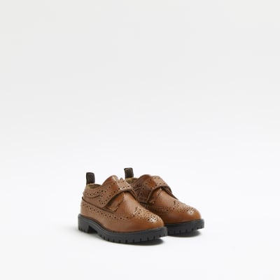 River island boys tan hot sale shoes