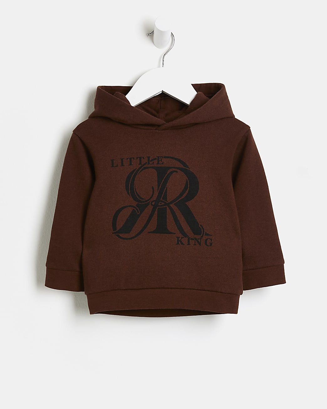 Mini boys brown RI hoodie