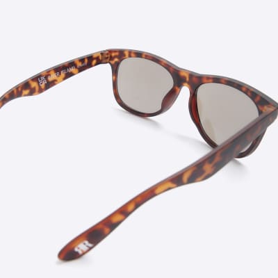 Mini boys brown tortoise sunglasses River Island