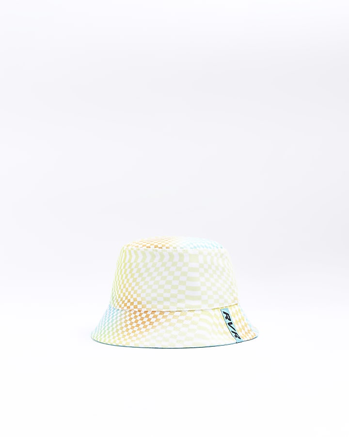 Mini boys coral reversible bucket hat