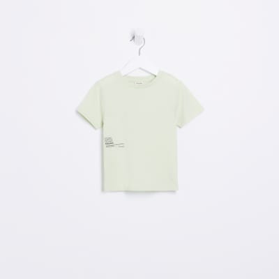 mini boys green t-shirt