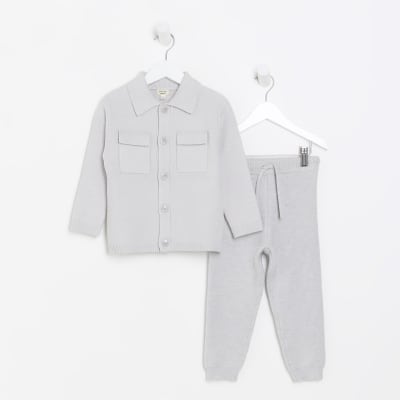 River island deals grey tracksuit