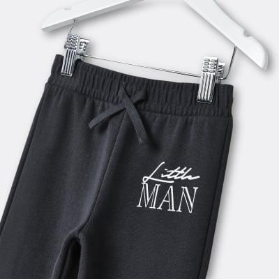 boys with grey joggers
