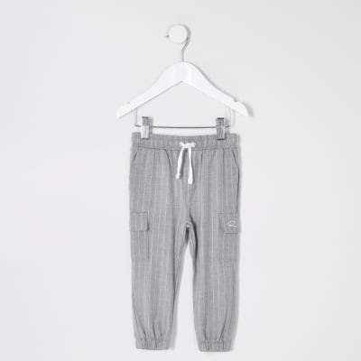 pinstripe smart joggers