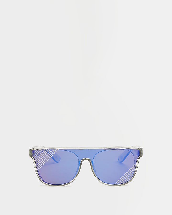 Mini boys grey RI branded visor sunglasses