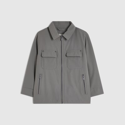 Mini Boys Grey Shacket