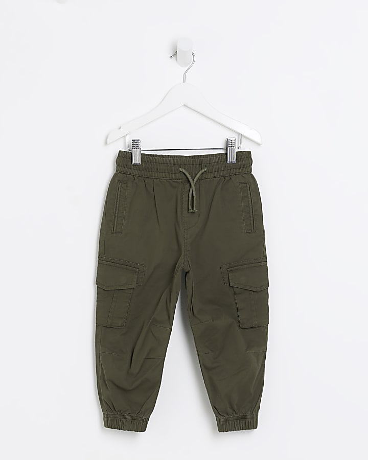 Mini boys Khaki Cargo Trousers