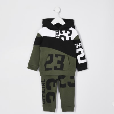 baby boy khaki tracksuit