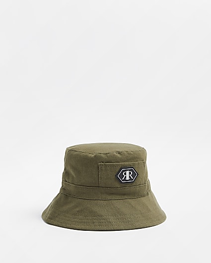 Mini boys khaki RR utility bucket hat