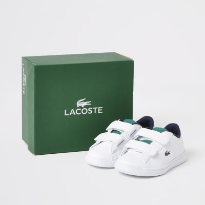 lacoste velcro trainers womens