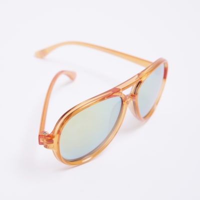 Mini boys mirrored aviator sunglasses