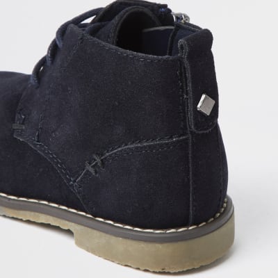 navy desert shoes