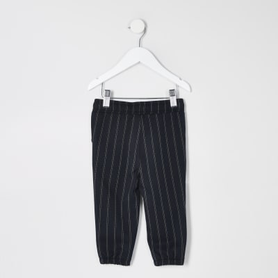 pinstripe smart joggers