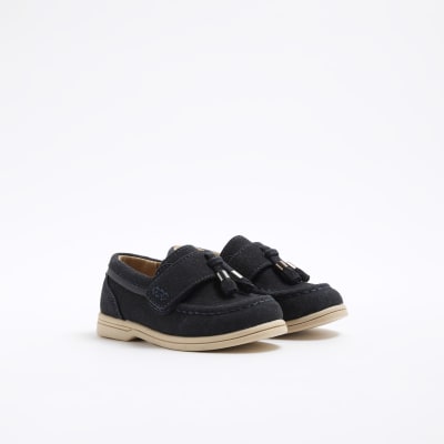River island navy loafers outlet