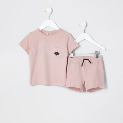 boys pink outfit