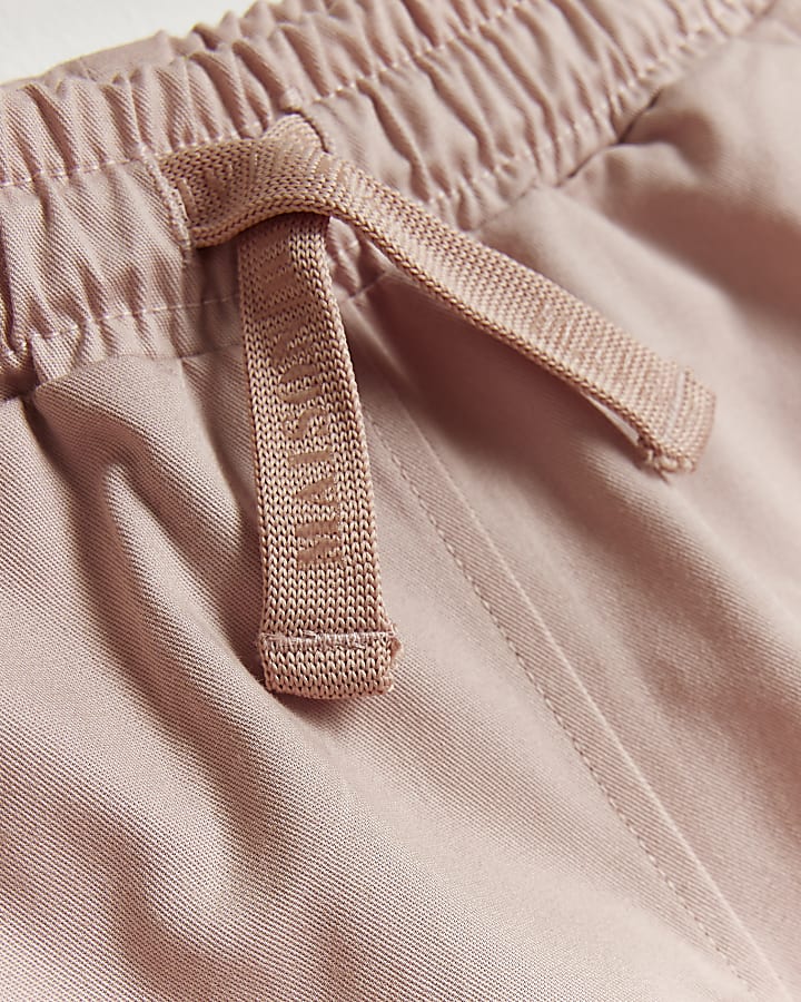 Mini Boys Pink Pull On Shorts