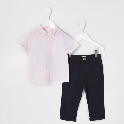 boys pink outfit