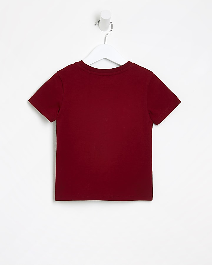 Mini boys red River t-shirt