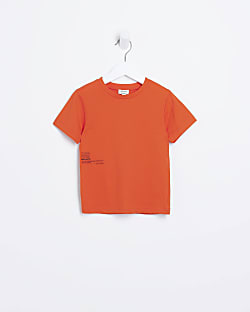 Mini Boys red Short Sleeve T-shirt