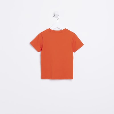 Mini Boys red Short Sleeve T-shirt