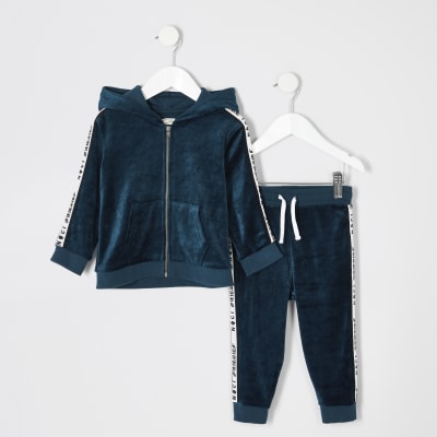 river island velour tracksuit