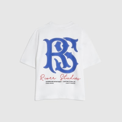 Mini Boys White River Studios T-Shirt