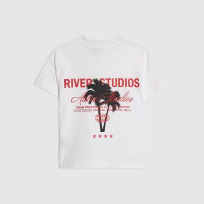 Mini Boys White River Studios T-Shirt