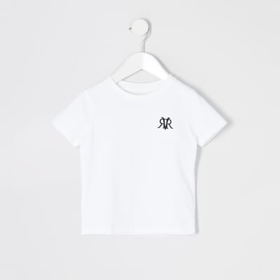 boys white t shirt