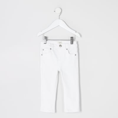 boys white skinny jeans