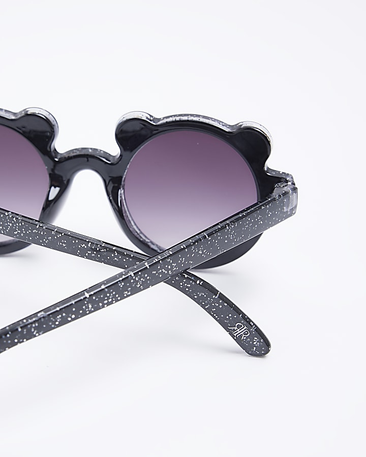 Mini Girls Black Bear Sunglasses