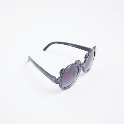 Mini Girls Black Bear Sunglasses
